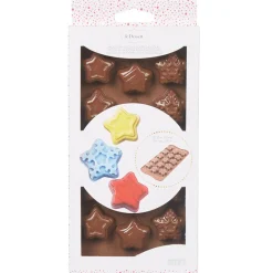Cuisson<Gifi Moule silicone pour chocolats 16 empreintes forme étoiles