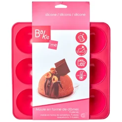 Cuisson<Gifi Moule silicone rose 9 dômes