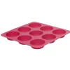 Cuisson<Gifi Moule silicone rose 9 tartelettes
