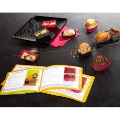 Cuisson<Gifi MOULE SILICONE X6 ET LIVRET