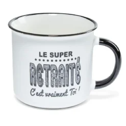 Gifi Mug à message en céramique| Vaisselle Et Accessoires De Table