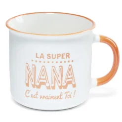 Gifi Mug à message en céramique| Vaisselle Et Accessoires De Table