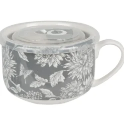 Gifi Mug à soupe et son couvercle| Vaisselle Et Accessoires De Table