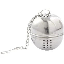 Gifi Mug avec boule à thé Love Jog Peace blanc rayure rouge 35 cl| Vaisselle Et Accessoires De Table