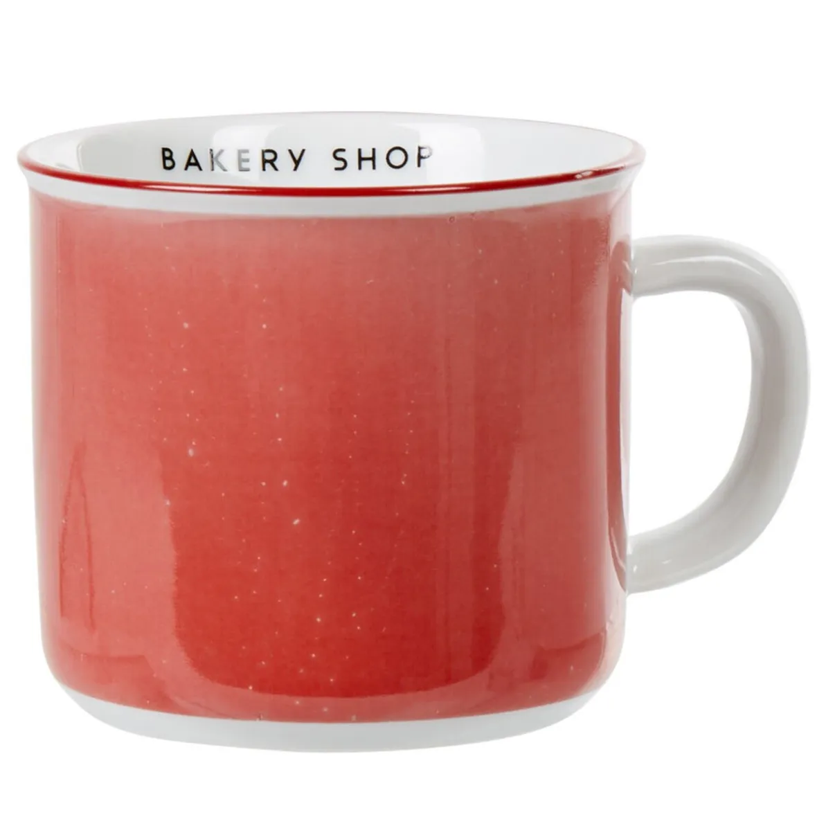 Gifi Mug bicolore rouge blanc collection Bakery| Vaisselle Et Accessoires De Table
