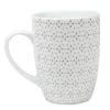 Gifi Mug blanc à motif taupe| Vaisselle Et Accessoires De Table
