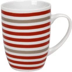 Gifi Mug blanc à rayures| Vaisselle Et Accessoires De Table