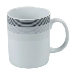 Vaisselle Et Accessoires De Table<Gifi Mug blanc et gris Sérénité Rayures