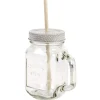 Conservation Alimentaire<Gifi Mug bocal transparent avec paille