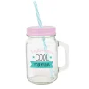 Vaisselle Et Accessoires De Table<Gifi Mug bocal transparent avec paille