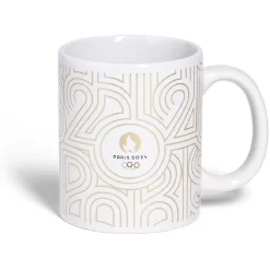 Gifi Mug céramique blanc JO Paris 2024 30cL| Vaisselle Et Accessoires De Table