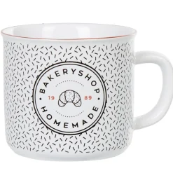 Vaisselle Et Accessoires De Table<Gifi Mug croissant blanc noir rose collection Bakery