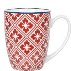 Vaisselle Et Accessoires De Table<Gifi Mug design carreaux de ciment rouge blanc