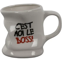 Gifi Mug déformé avec message humoristique en céramique| Vaisselle Et Accessoires De Table