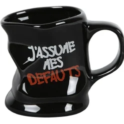 Gifi Mug déformé avec message humoristique en céramique| Vaisselle Et Accessoires De Table