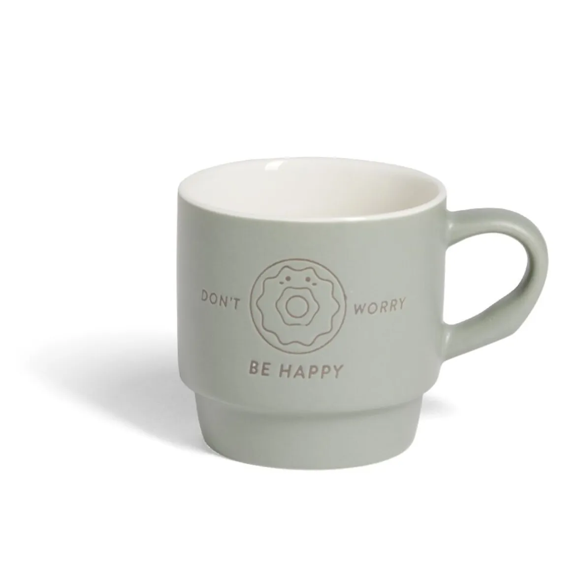 Vaisselle Et Accessoires De Table<Gifi Mug empilables en céramique motifs et couleurs assorties 300ml - 4 pièces