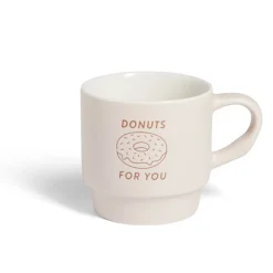 Vaisselle Et Accessoires De Table<Gifi Mug empilables en céramique motifs et couleurs assorties 300ml - 4 pièces