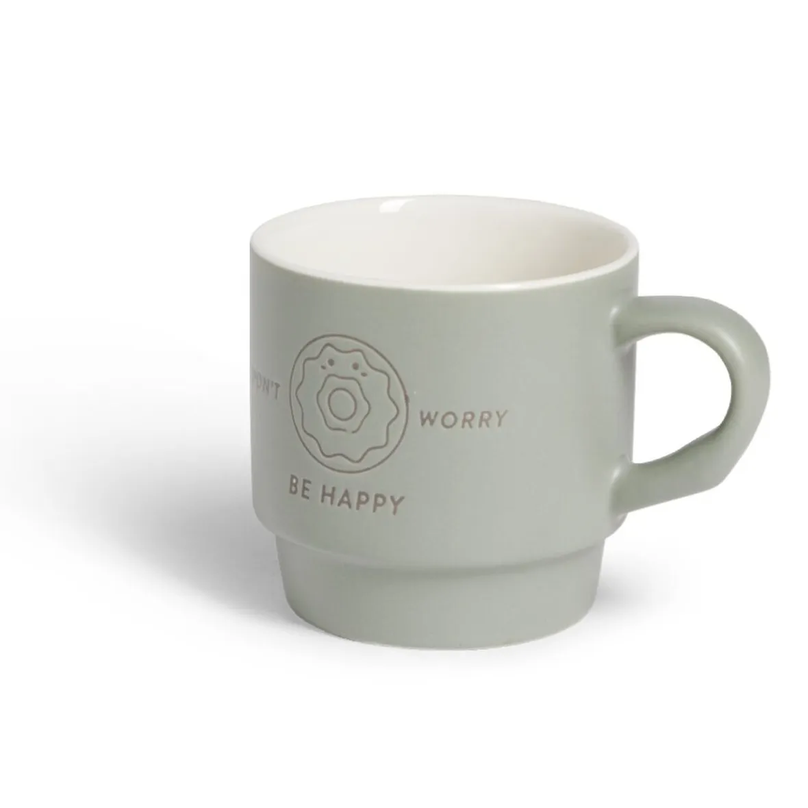 Vaisselle Et Accessoires De Table<Gifi Mug empilables en céramique motifs et couleurs assorties 300ml - 4 pièces