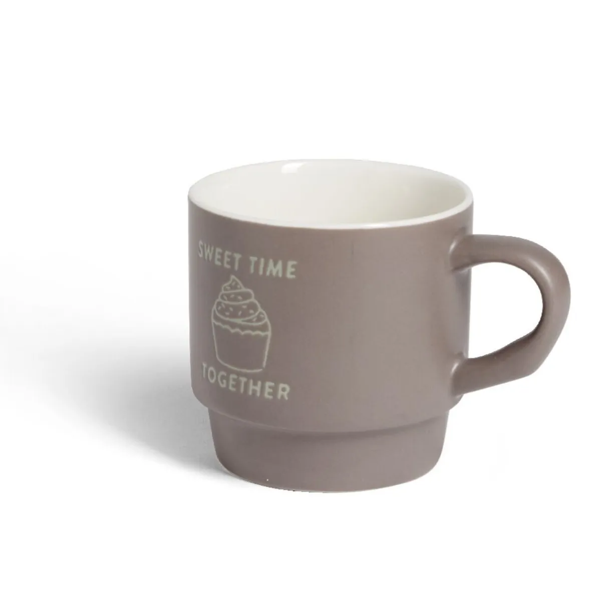 Vaisselle Et Accessoires De Table<Gifi Mug empilables en céramique motifs et couleurs assorties 300ml - 4 pièces