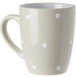 Gifi Mug en céramique déco pois coloré x4| Vaisselle Et Accessoires De Table