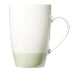 Vaisselle Et Accessoires De Table<Gifi Mug en faïence blanc chiné et vert 500ml H15,5cm