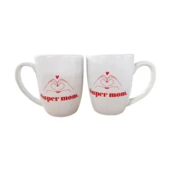 Gifi Mug en faïence Super mom| Vaisselle Et Accessoires De Table