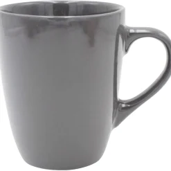 Gifi Mug en faïence uni gris brillant 31 cl| Vaisselle Et Accessoires De Table