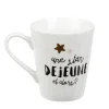 Gifi Mug en porcelaine Déjeuner de Star 27cl| Vaisselle Et Accessoires De Table