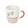 Gifi Mug en porcelaine esprit campagne motif poule 33 cl| Vaisselle Et Accessoires De Table