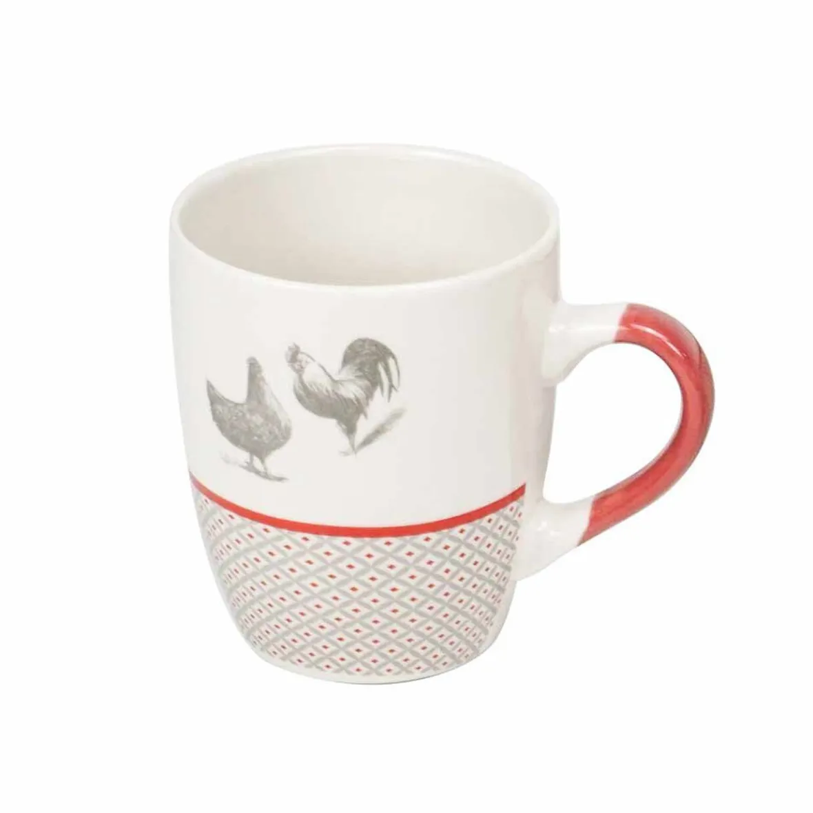 Gifi Mug en porcelaine esprit campagne motif poule 33 cl| Vaisselle Et Accessoires De Table