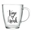 Vaisselle Et Accessoires De Table<Gifi Mug en verre transparent motif wording 300ml H10,5cm