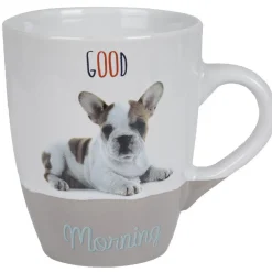 Gifi Mug faïence motif chien| Vaisselle Et Accessoires De Table