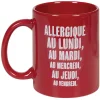 Gifi Mug flemme 2 modèles| Vaisselle Et Accessoires De Table