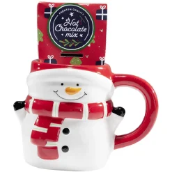 Gifi Mug forme personnage de Noël multicolore| Vaisselle Et Accessoires De Table