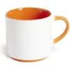 Gifi Mug grès bicolore 450mL Ø8,5xH8cm| Vaisselle Et Accessoires De Table