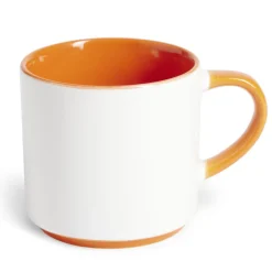 Gifi Mug grès bicolore 450mL Ø8,5xH8cm| Vaisselle Et Accessoires De Table