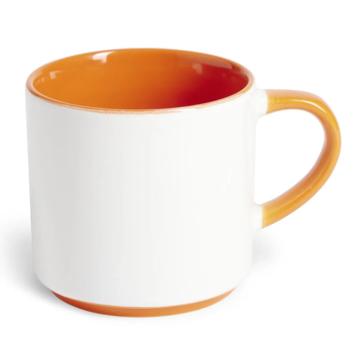 Gifi Mug grès bicolore 450mL Ø8,5xH8cm| Vaisselle Et Accessoires De Table