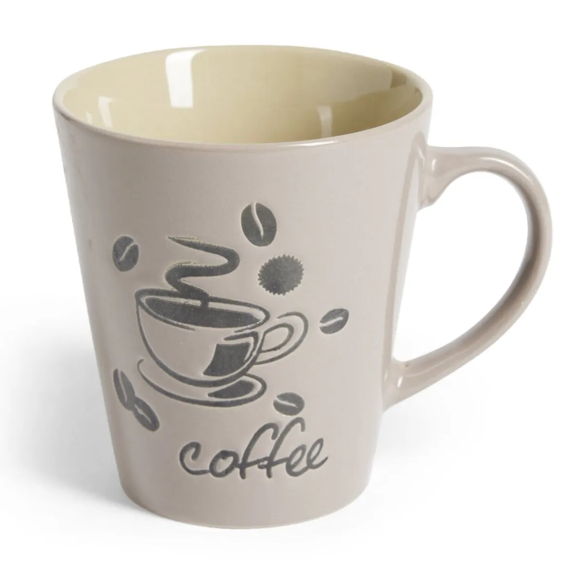 Gifi Mug grès 600mL Ø9xH10cm - 4 coloris| Vaisselle Et Accessoires De Table