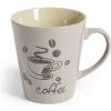 Gifi Mug grès 600mL Ø9xH10cm - 4 coloris| Vaisselle Et Accessoires De Table