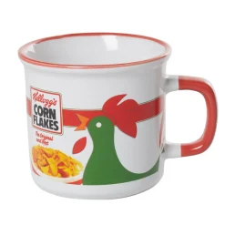Gifi Mug Kellogg's Corn flakes blanc rouge et noir| Vaisselle Et Accessoires De Table