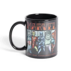 Gifi Mug Marvel personnages emblématiques noir et rouge 315ml| Vaisselle Et Accessoires De Table
