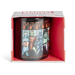 Gifi Mug Marvel personnages emblématiques noir et rouge 315ml| Vaisselle Et Accessoires De Table