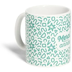 Gifi Mug Merci pour cette année céramique Ø8xH10cm 4 modèles| Vaisselle Et Accessoires De Table