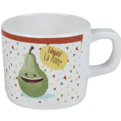 Gifi Mug mélaminé enfant design Édouard La Poire| Vaisselle Et Accessoires De Table