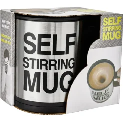 Gifi Mug mélangeur automatique inscription Self Stirring Mug 350 ml| Vaisselle Et Accessoires De Table