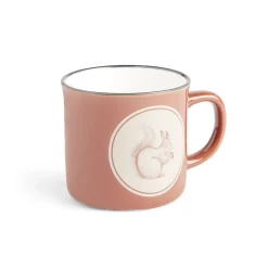 Gifi Mug motif écureuil en faïence marron 320ml| Vaisselle Et Accessoires De Table
