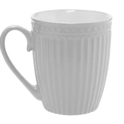 Vaisselle Et Accessoires De Table<Gifi Mug motif relief gris clair et blanc