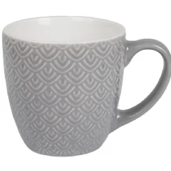 Gifi Mug motifs gris blanc| Vaisselle Et Accessoires De Table