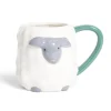 Vaisselle Et Accessoires De Table<Gifi Mug mouton dolomite blanc et gris Ø10xH10cm