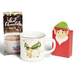 Gifi Mug Noël gourmand Ø11xH16cm - 3 modèles| Vaisselle Et Accessoires De Table